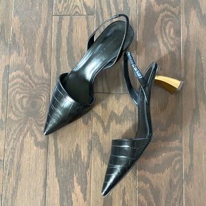 Charles & keith black slingback